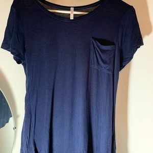 navy blue activeUSA flowy top